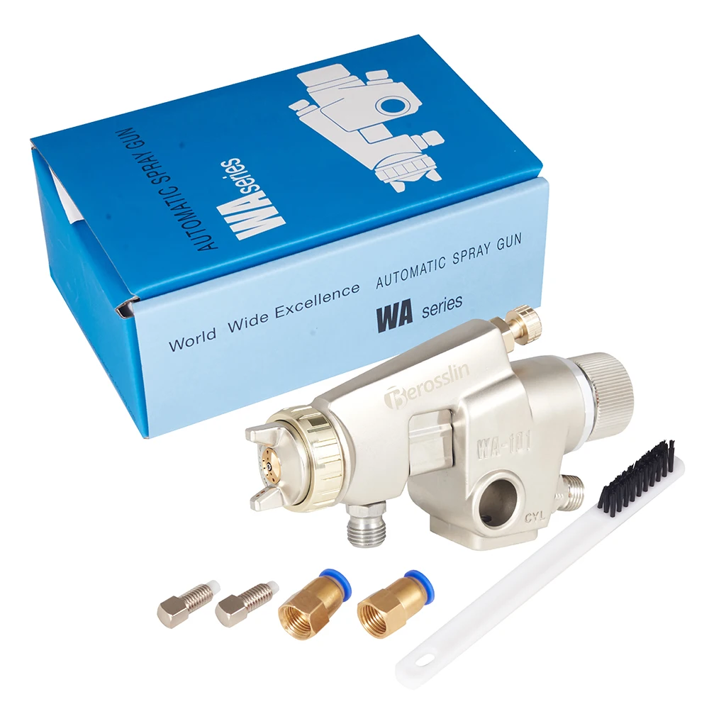 WA-101 przedłużenie butelka wewnętrzna ściana automatyczna pistolet malowane farbą w sprayu 316 ze stali nierdzewnej dysza 0.8mm 1.0mm 1.3mm 1.5mm 1.8mm