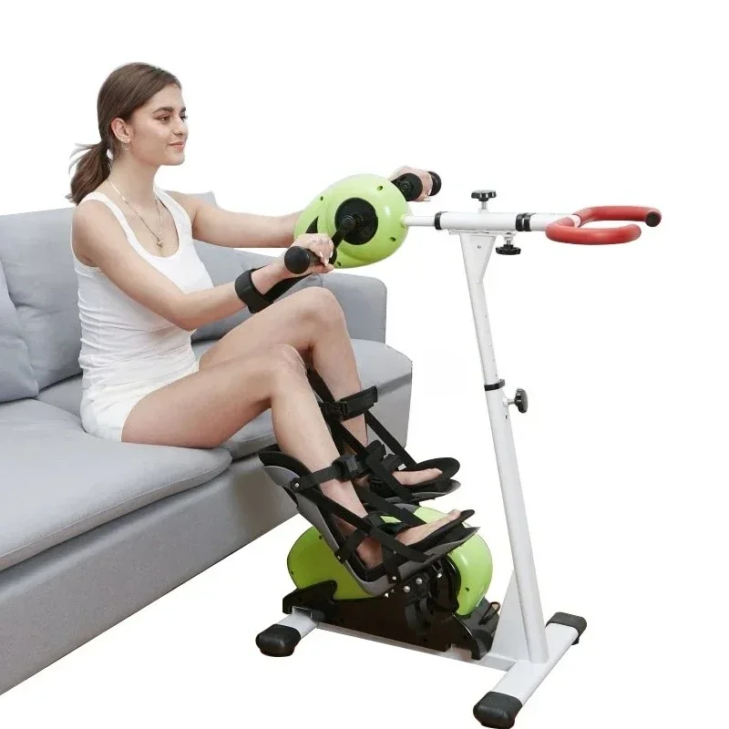 Bike Arm and Leg Exercise Machine Hand And Foot Pedal Exerciser Stroke Training Physical Therapy