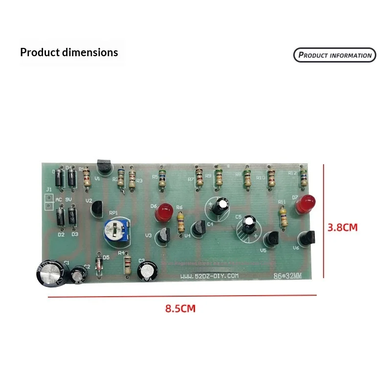 Series Regulated Power Supply Multivibrator Circuit DIY Welding Practice Kit