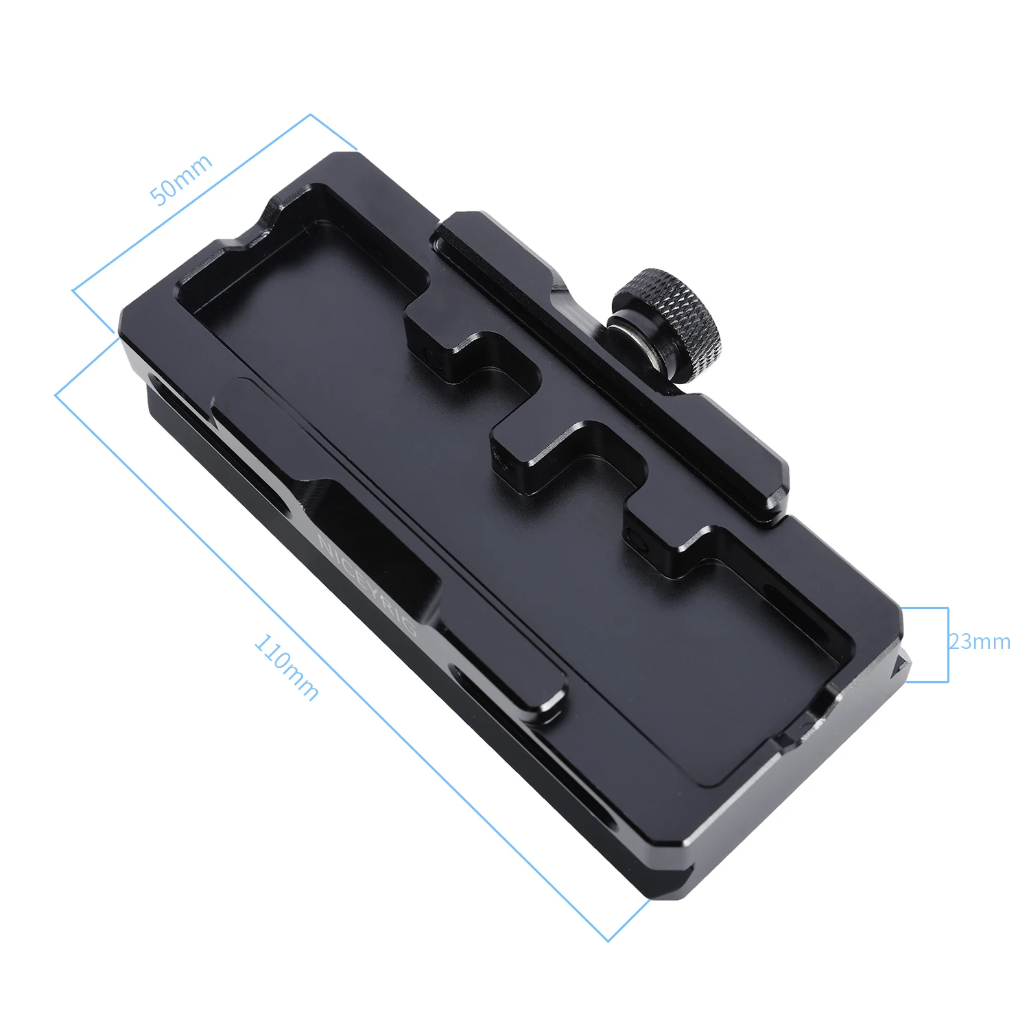 Niceyrig piastra di Base Drop-in a sgancio rapido (morsetto a coda di rondine Arca a coda di rondine Manfrotto)