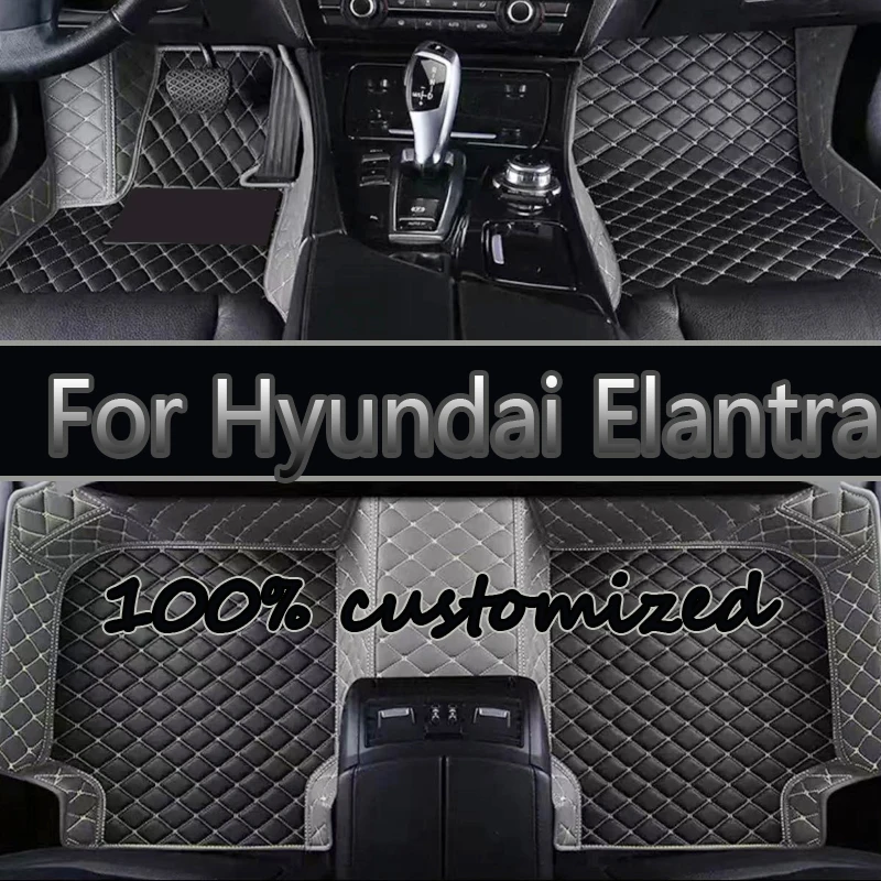 

Автомобильный коврик для Hyundai Elantra Avante i30 Sedan CN7 2021 2022 2023 2024, водонепроницаемые защитные накладки, коврик для ног, автомобильные аксессуары