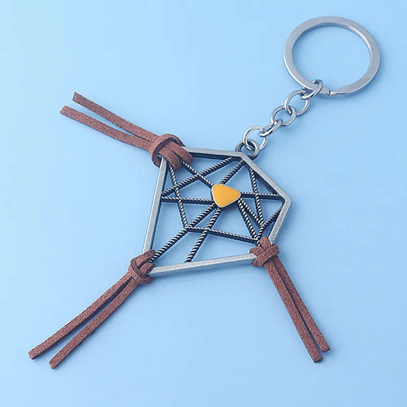 Naszyjnik Cosplay Death Stranding Sam Porter Bridges Łapacz Snów Brelok Metalowy Łapacz Snów Biżuteria