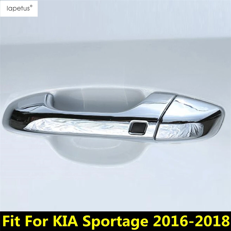 

Car Outer Door Handle Molding Protection Decorative Sequins Cover Trim For KIA Sportage 2016 2017 2018 ABS Chrome Accessories