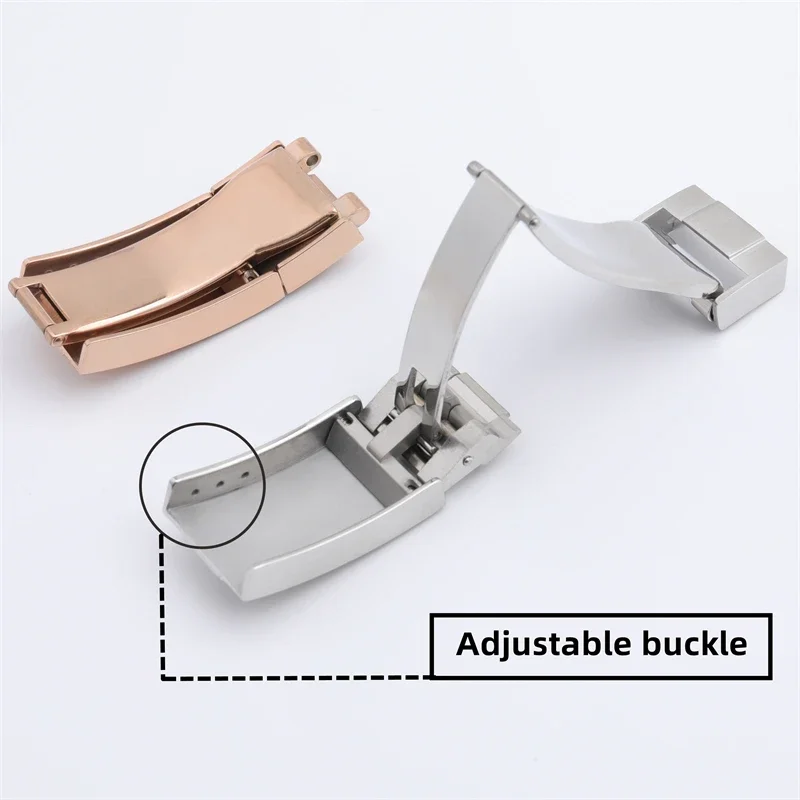 Мягкий натуральный резиновый ремешок для часов 20 мм для Rolex, ремешок Submariner Daytona Yacht Master GMT, браслет, складная пряжка