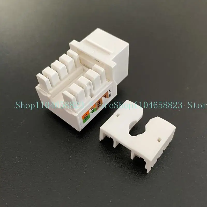 652F CAT6 RJ45 Keystone Ethernet Punch-Down Coupler