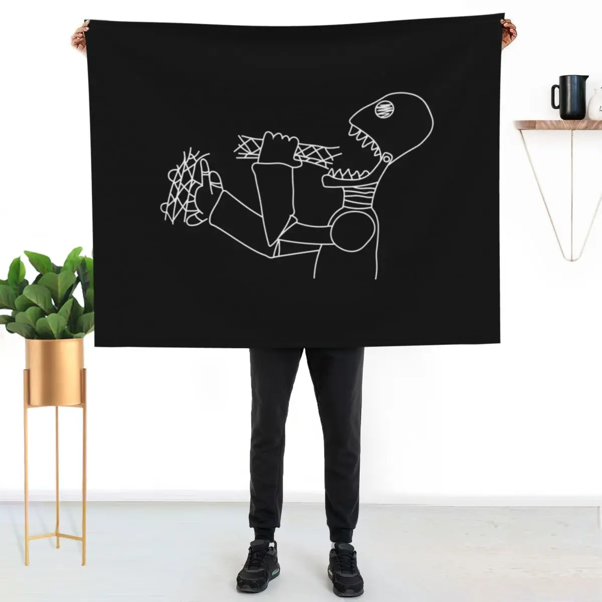 Iron Giant Throw Blanket Elegant Warm Throw Blanket for Hotel Home