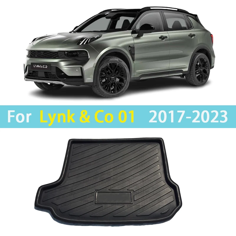 

For Lynk Co 01 CX11 Accessories 2017-2023 Car Rear Trunk Mat Waterproof Boot Luggage Tray Floor Liner Pad Cargo Cover Auto Parts