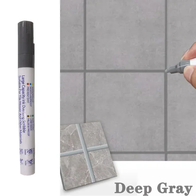 Waterdichte tegelmarkering voegpen muurnaad voor vloer badkamer keuken toilet muurnaad reparatie zwart wit goud zilver beige