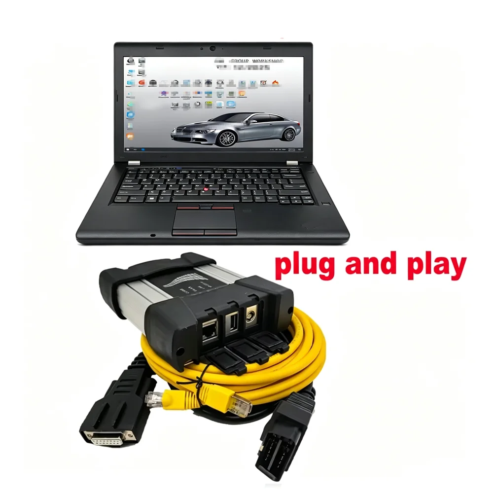 Newest ICOM NEXT Diagnostic & Programming Tool for BMW Softwares Installed Well in T420 Laptop