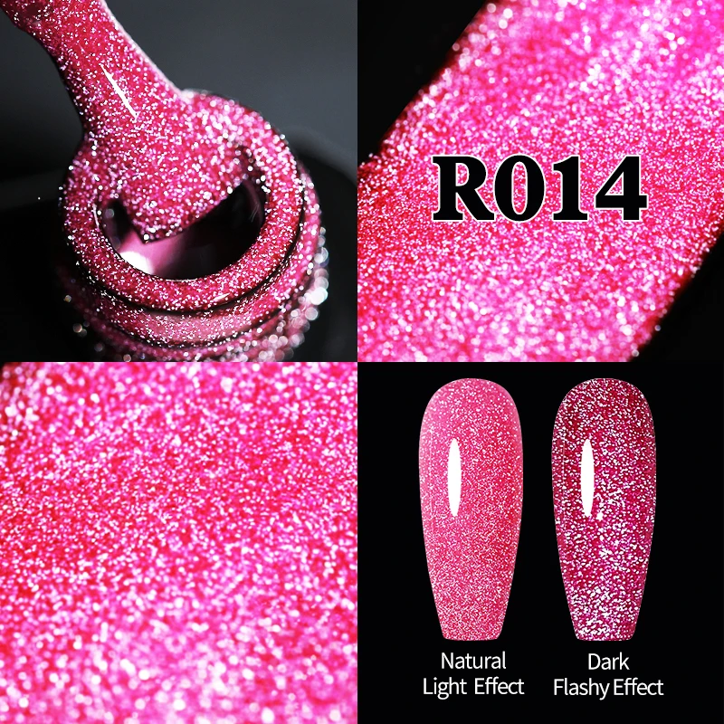 Ur Suiker Reflecterende Glitter Gel Nagellak Glanzende Nagelgel Semi-Permanente Nail Art Vernissen Voor Een Basislaag