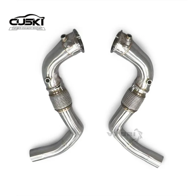 Downspout di scarico adatto per BBMW X5M F95 4.4TT 2020-2024 raccordi di scarico in acciaio inossidabile sistema di scarico