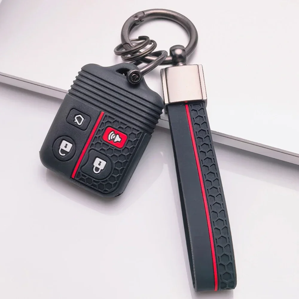 Soft Key Fob Sleeve For Ford F150 F250 F350 F450 F550 Ranger Explorer Expedition Edge Escape Mustang Fusion Ecosport Mondeo