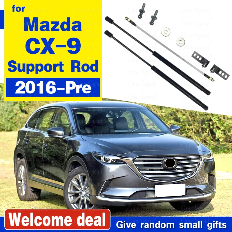 Car Strut Bars for Mazda CX-9 2016 2017 2018 2019 2020 2021 2022 2023 Damper Hood Hydraulic Rod Support Lift Bracket Accessories