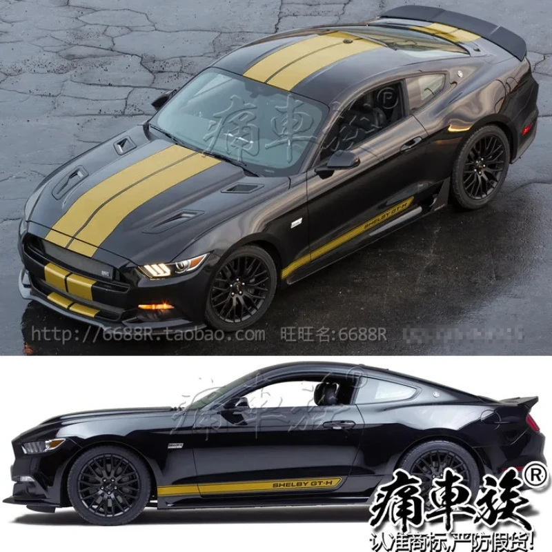 

FOR Ford Mustang GT Car Styling Customized modification Sport Sticker Auto Body Decor Vinyl Decals Accessorie