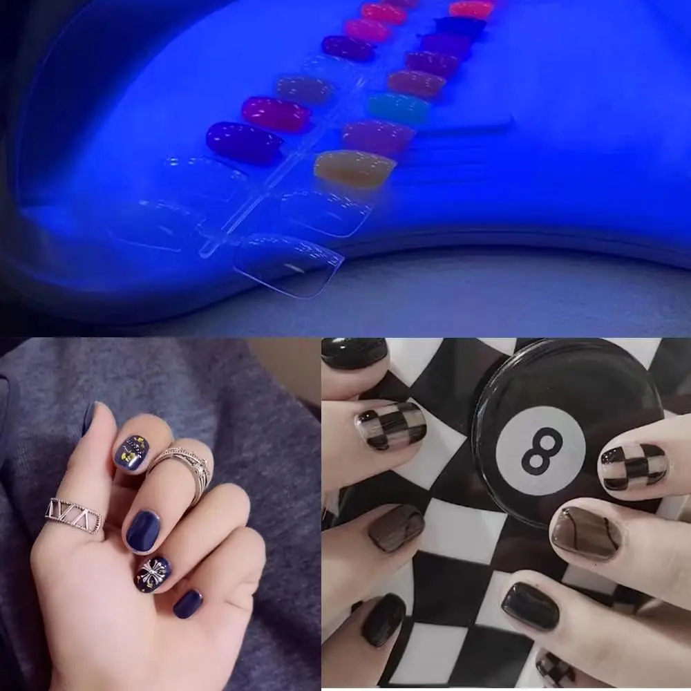 مصباح أظافر جل بالأشعة فوق البنفسجية 395 نانومتر مع معقوفة، ضوء معالجة محمول USB 5 فولت (فضي، 2 وات)