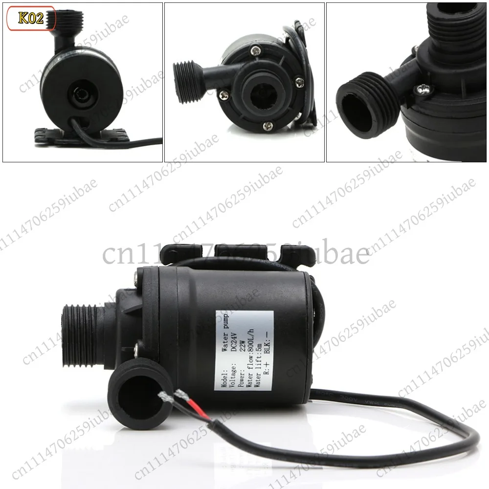BK 800L/H 5m DC 12V 24V Solar Brushless Water Circulation Pump Submersible for Garden Pond Fountain Fish Tank Hydroponics