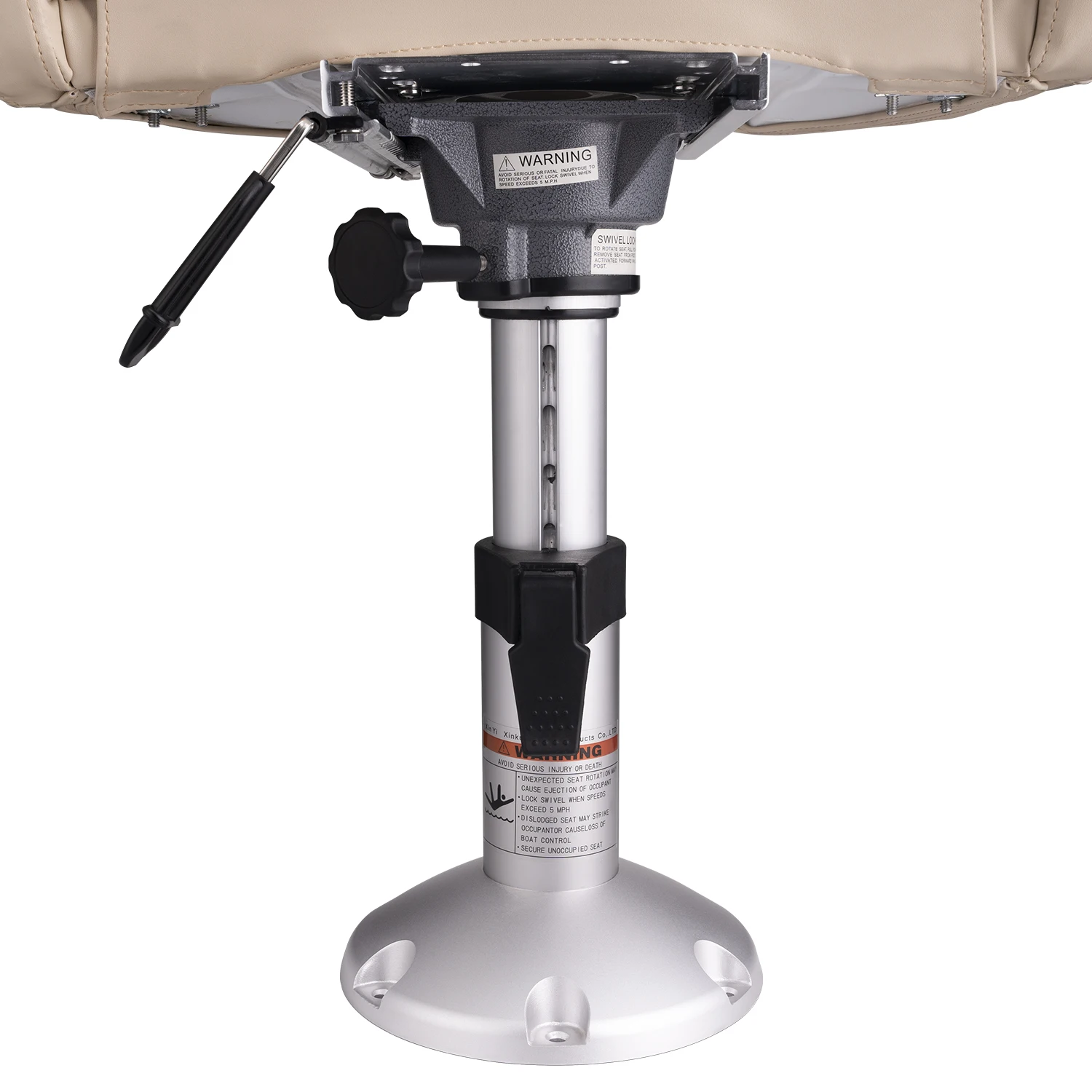 

STLF HANSE MARINE Wholesale Aluminium Adjustable Pedestal for Boat Seat Customized High Quality Seat Pedestal