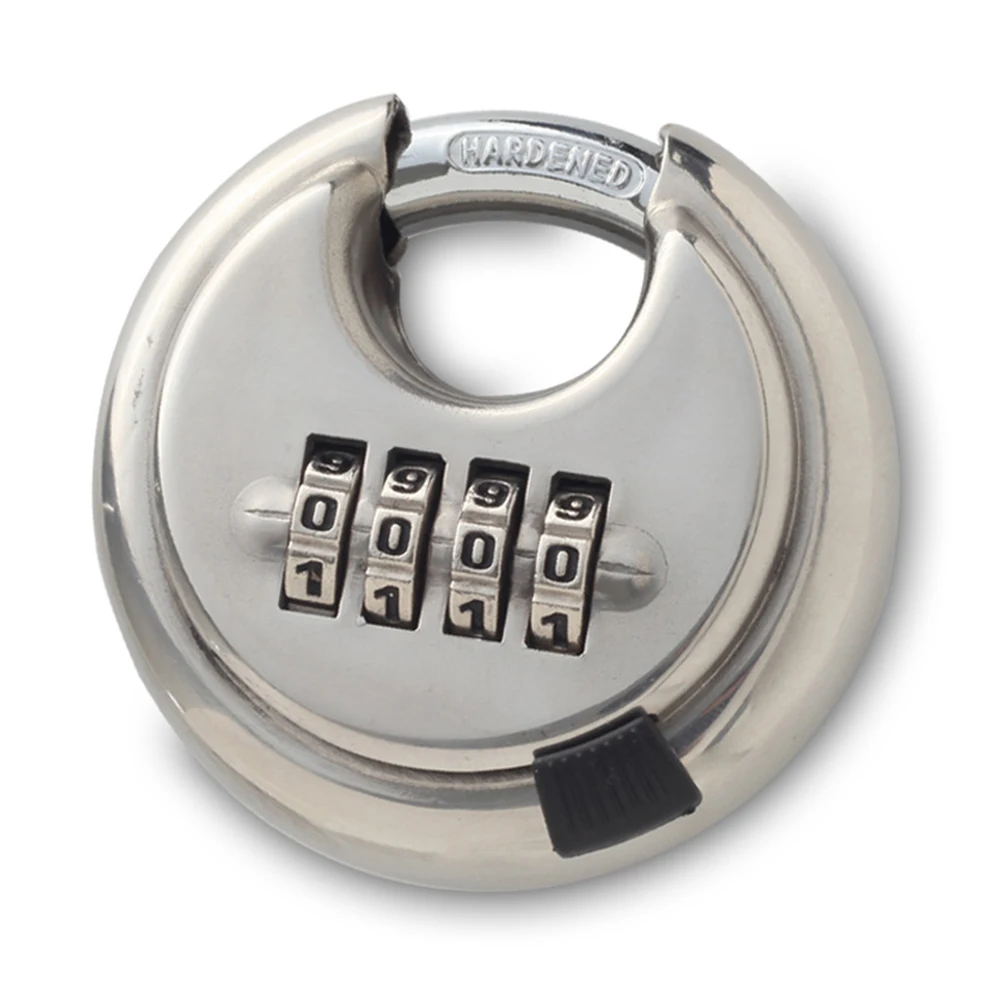 

4 Combination Lock Password Coded Door Anti Theft Stainless Steel Padlock Resettable Luggage Suitcase Locker Box Hardware