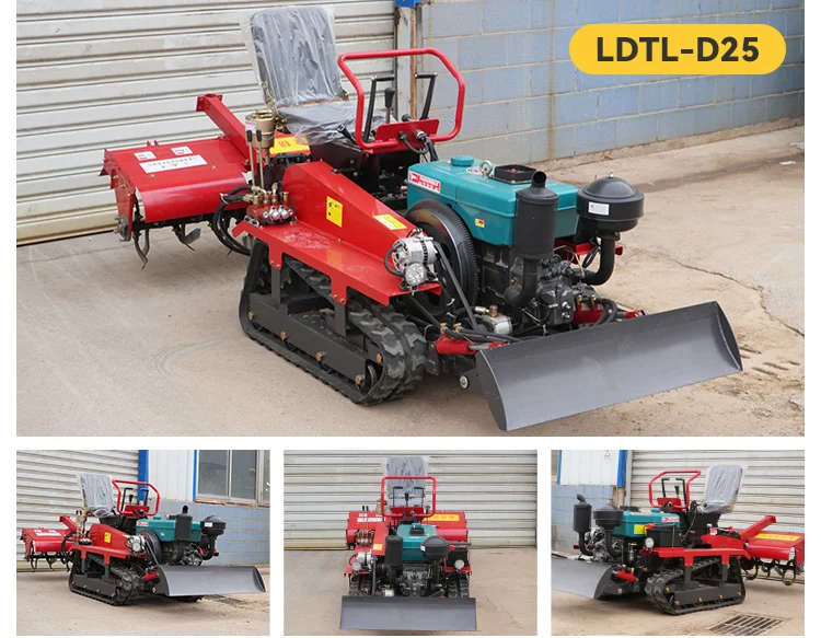 Beroemde Merk Landbouw Landbouw Mini Tuin Rupstrekker Machine Compacte Tractor