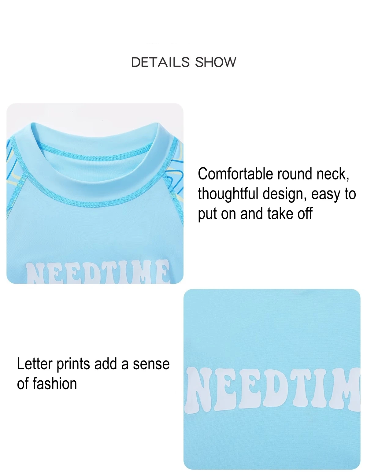 Boys' Two Pieces Long Sleeve Outdoor WaterProof Beach Rash Guard Kids UV Protection Quick-Dry Athletic Surfing Bathing Suit - Image 5