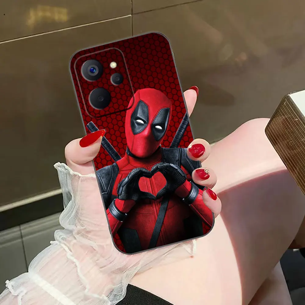 حافظة هاتف صور مخصصة من Marvel Deadpool لهاتف OPPO Realme 14 13 12 11 10 9 9I 8 8I 7 7I 6 5 5I 5S Pro Plus حافظة Funda Shell