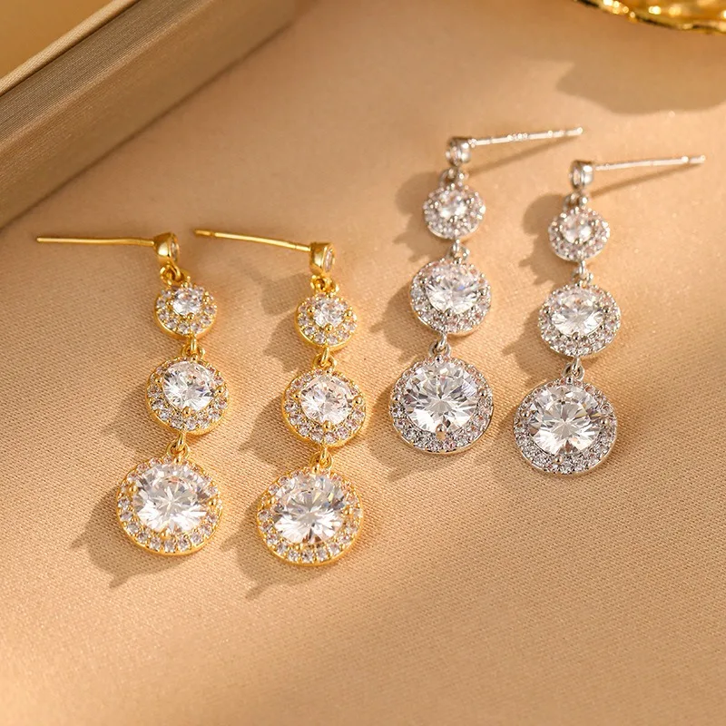 

Горячая распродажа: Модные серьги из циркония для женщин, длинные серьги-кисточки в стиле «холодный ветер», элегантные и изысканные.