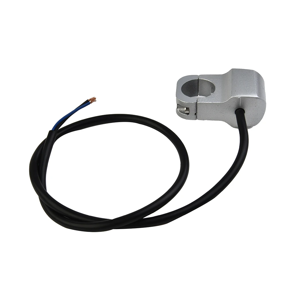 ATVs Spotlight Switch Waterproof Control Switch Electric Bicycles Electric Shutdown On/Off Red LED Silver 1 Pc
