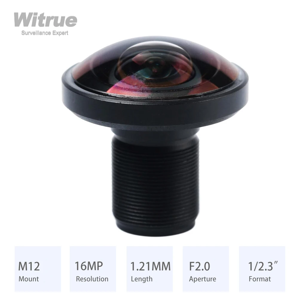 Fisheye Camera Lens 1.21mm 220 Degree 16 Megapixel 1/2.3