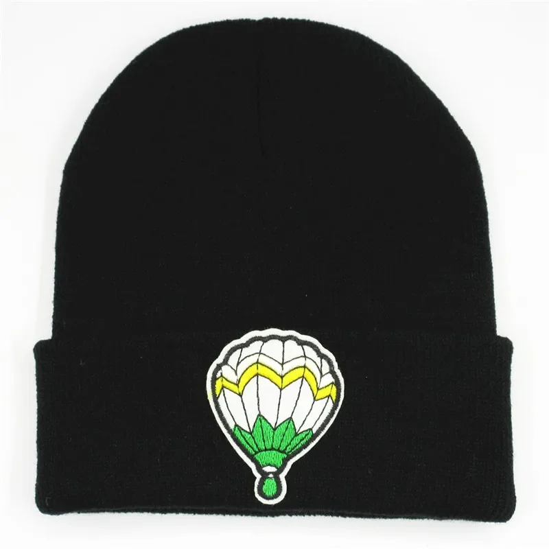 Winter Warm Balloon Embroidery Cotton Thicken Knitted Hat Skullies Cap Beanie Hat for Men and Women 120