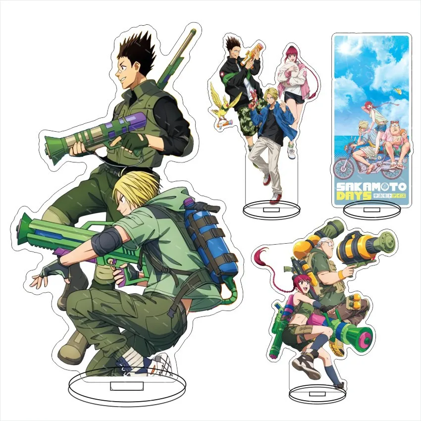 Acrílico Sakamoto Days Anime nuevo soporte modelo placa decoración escritorio figura exhibición estudiantes niña regalo productos periféricos de dibujos animados
