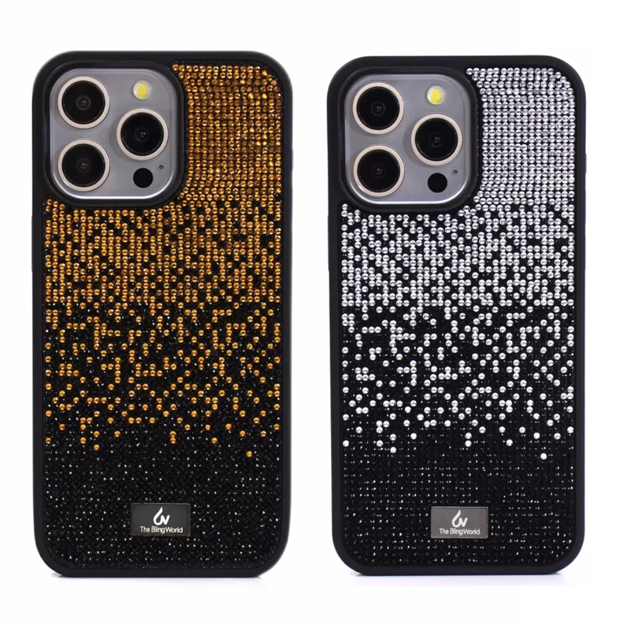 

New Two Color Gradient Star Diamond Phone Case For Apple Iphone 16promax 15 14plus 14 13 12 11 Shockproof Luxury Protective Case