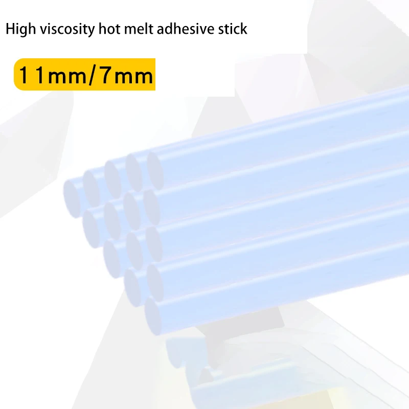 5PC 50g/100g Lot 7mm or 11mm Transparent Hot Melt Gun Glue Sticks for Heat Pistol Gun Adhesive DIY Tools Repair Accessories