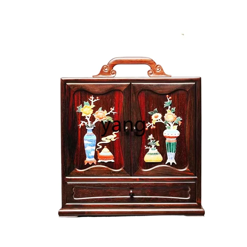 

LH mahogany desktop locker classical high-end Chinese retro tea room study ornament