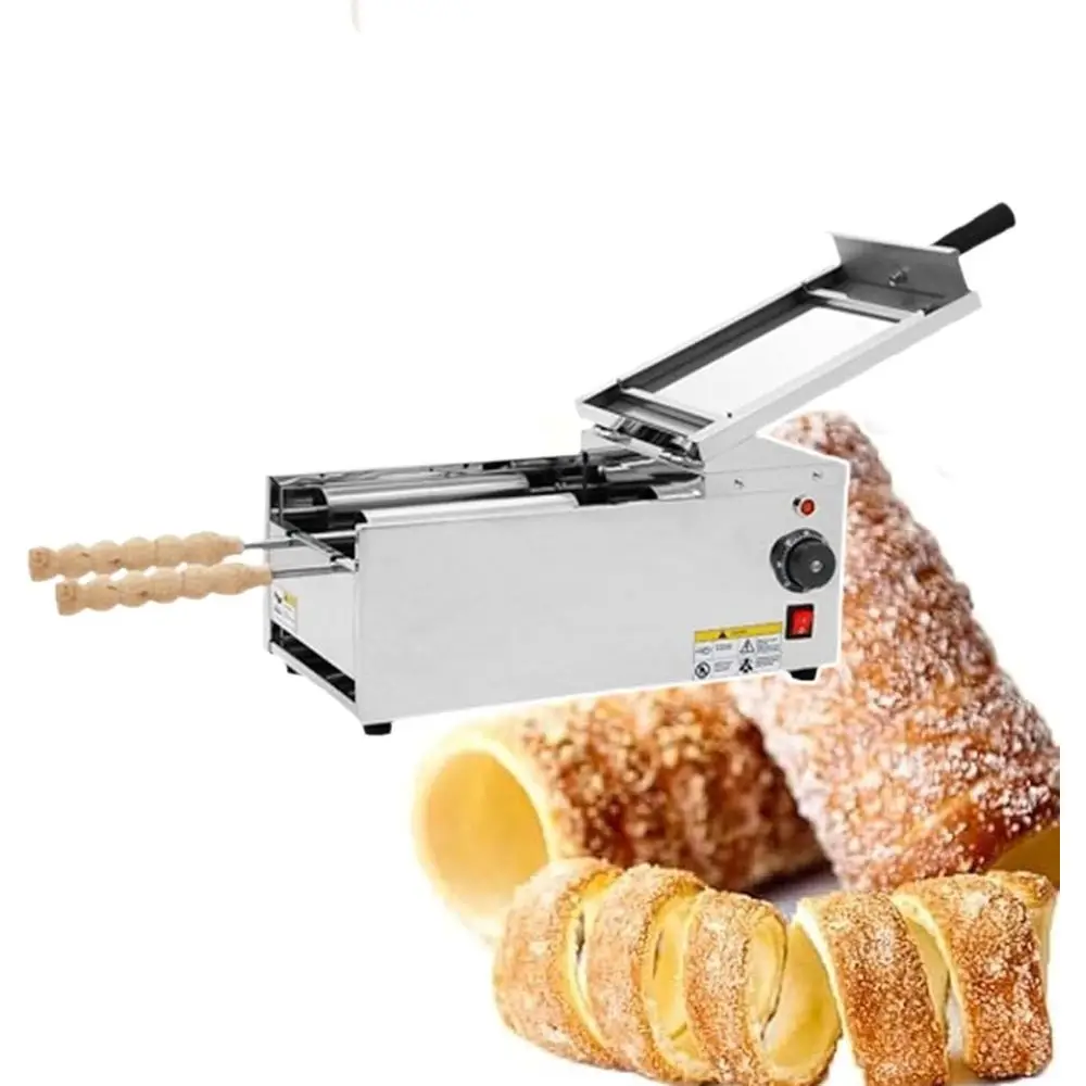 

Stainless Steel 1500W Electric Chimney Cake Maker Oven (220V)
