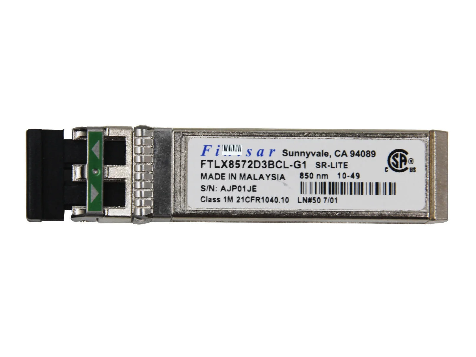 

Fi-ni-sar FTLX8572D3BCL-G1 10G миллионов многорежимный двухволоконный SFP + оптоволоконный модуль