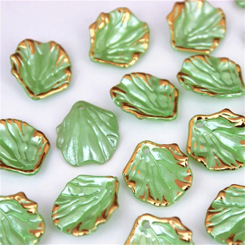 Cong Shao 30PCS 46mm Color AB  Flower  Acrylic Rhinestone appliq Stone Flatback  Beads  For Clothes Decoration Craft CS109