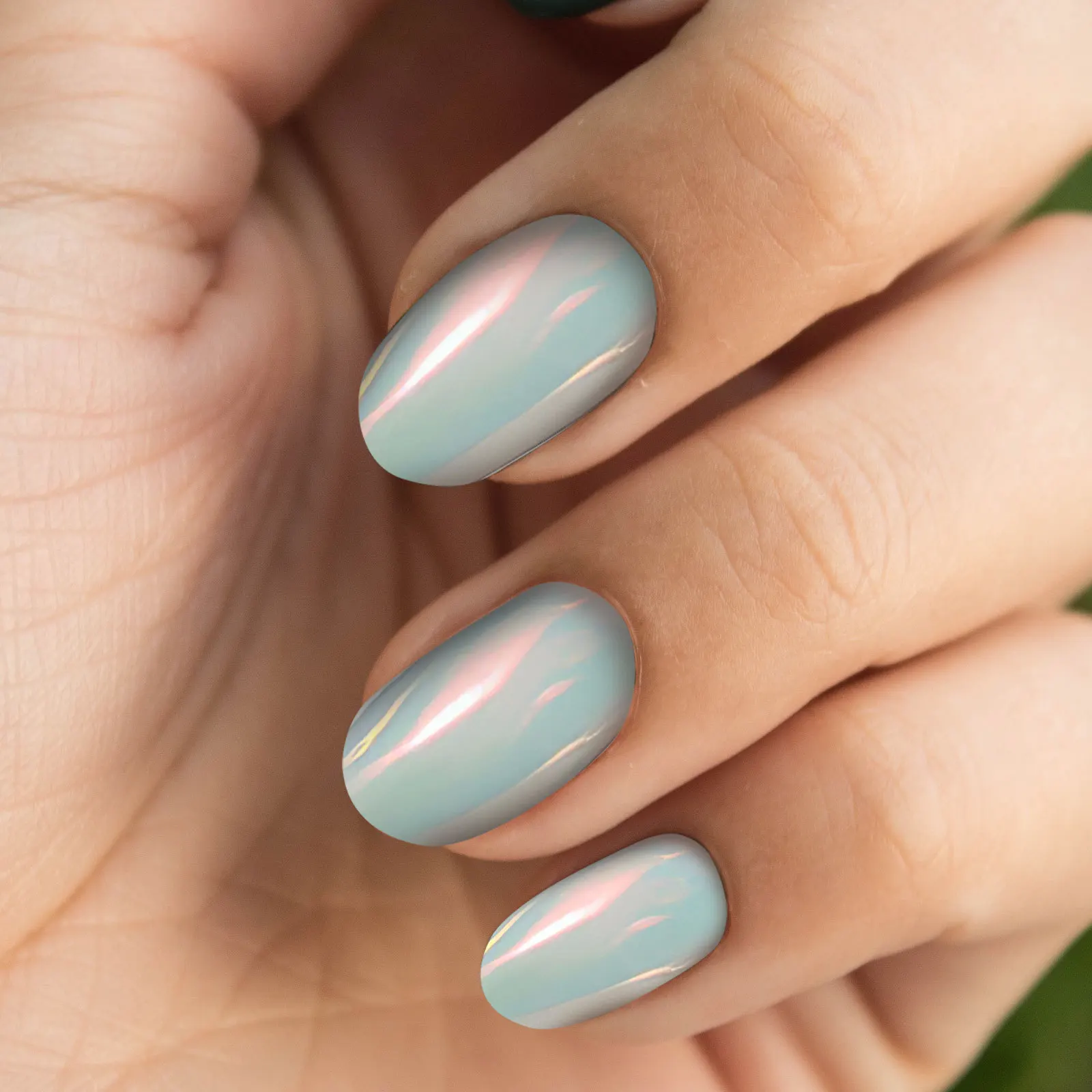 Nail Powder Mirror Effect High Gloss Mermaid Nail Art Powder Sticks Ideal for Festival Night Out Stage Performance Holographic