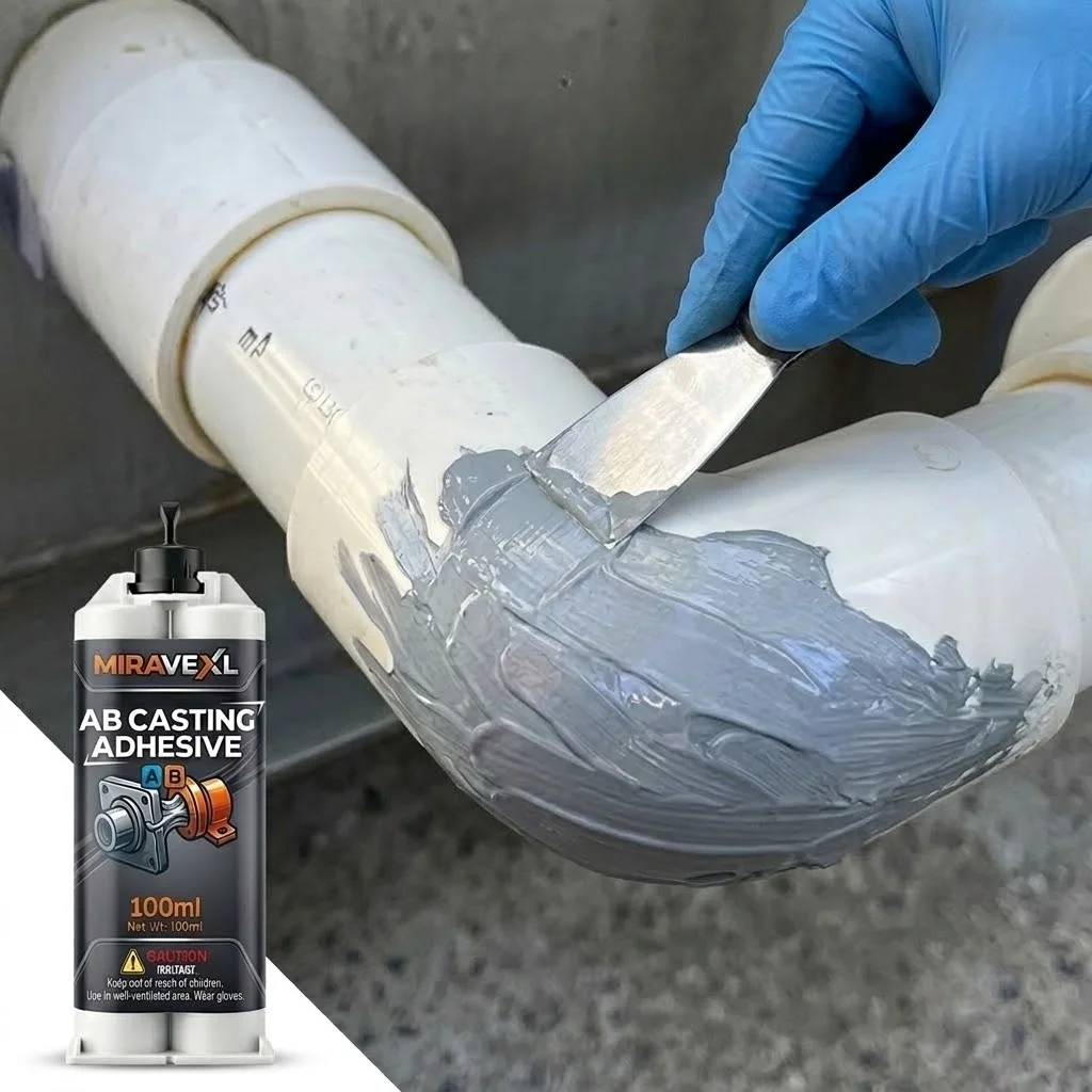 Waterproof Epoxy Resin AB Glue | Strong Fast-Curing Liquid Adhesive for Metal, Wood, Plastic, Ceramic | Instant Repair