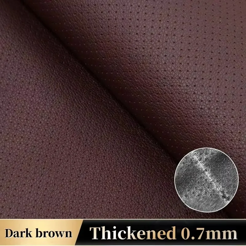 Breathable Perforated Self-adhesive Leather,Leather Repair Patch for Furniture Sofa Car Seats Chair,PU Fabric Stickers Patches