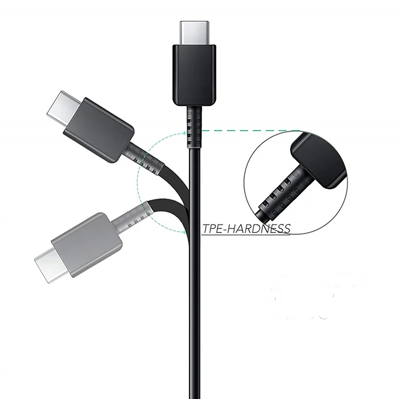 Samsung S10 120CM 150CM USB Typ-C 2A Schnelllade-Datenkabel für Galaxy S10 S9 S8 Plus Note 5 8 9 A52 A32 A31 A51 Kabel – Detail 5