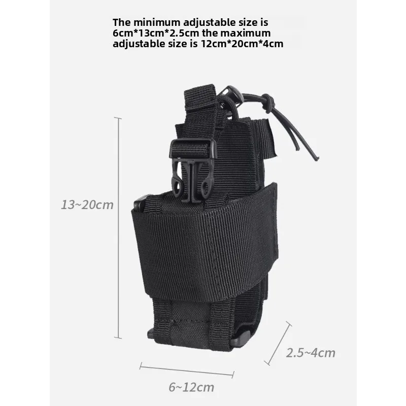

Universal Two Way Radio Tactical Wild War Portable Protection Case Bag For Baofeng Kenwood Motorola HTY Walkie Talkie Interphone