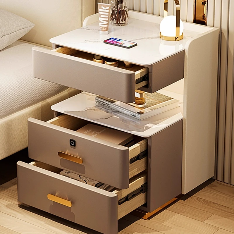 Laden Coffee Bedside Table Night Stand Smart White Small Bed Table Console Storage Vanity Muebles Para El Hogar Unique Furniture