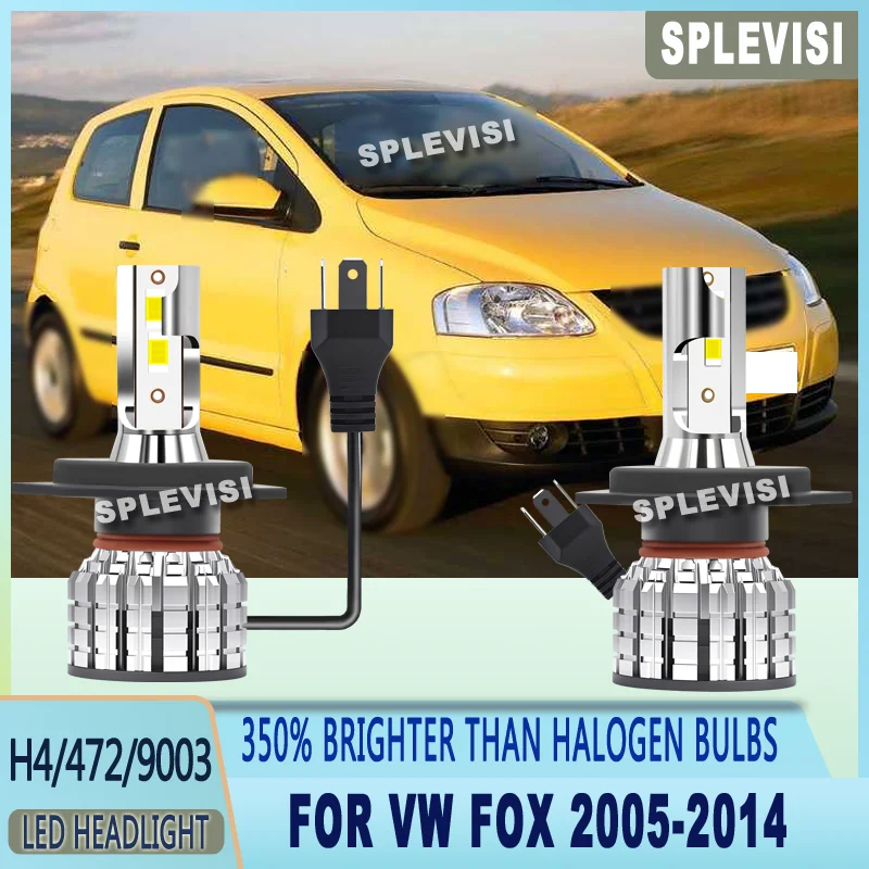 

2PCS H4/9003 Lifespan Over 60,000 Hours LED Car Headlight Bulbs For VW FOX 2005 2006 2007 2008 2009 2010 2011 2012 2013 2014