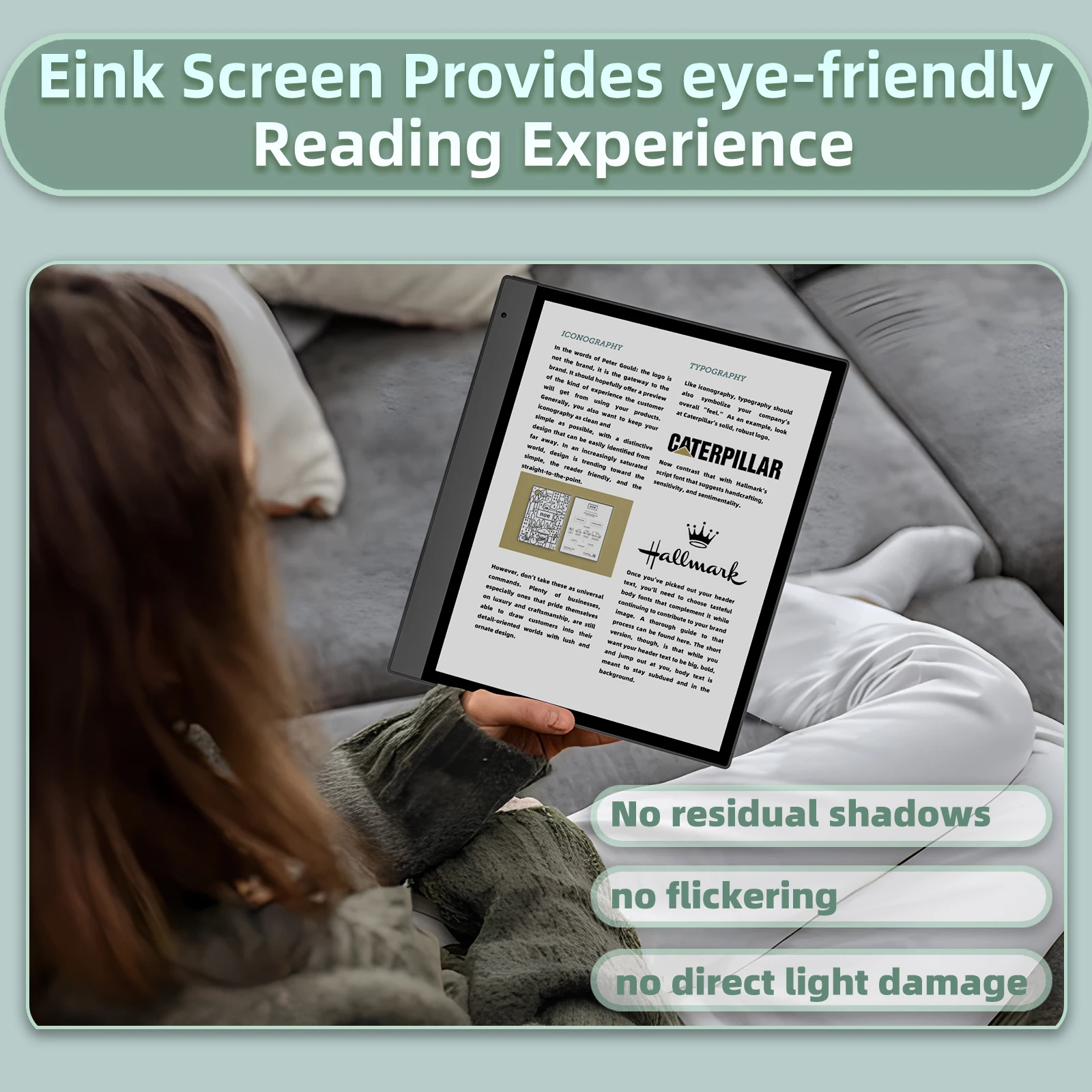 BIGME inkNoteX قارئ الكتب الإلكترونية الملون 10.3 بوصة حبر إلكتروني ملون أندرويد 13، 6 + 128 جيجابايت ereader اللوحي مع كاميرا مزدوجة الكتاب الإلكتروني #3