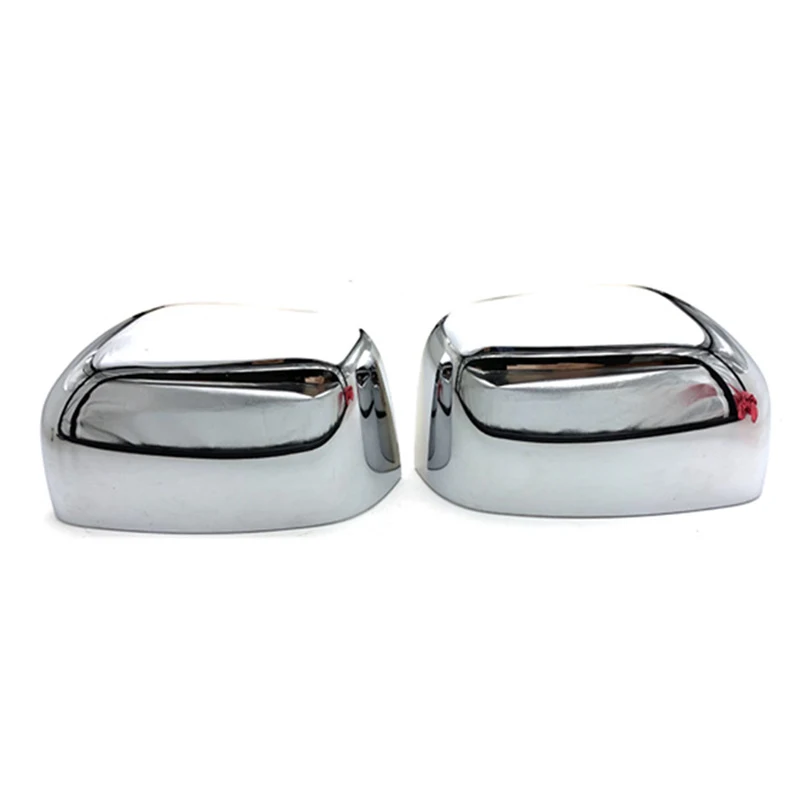 2Pcs ABS Chrome Side Rearview Mirror Cover Cap for Delica D5 2020 Mirror Protect Trim