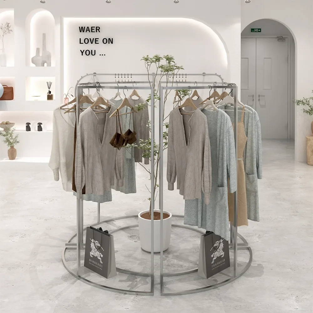 Modern Palazzo Woman Hall Rack Clothing Hanger Industrial Nordic Furniture Boutique Hallway Wall Extension Modular Corridor Mini