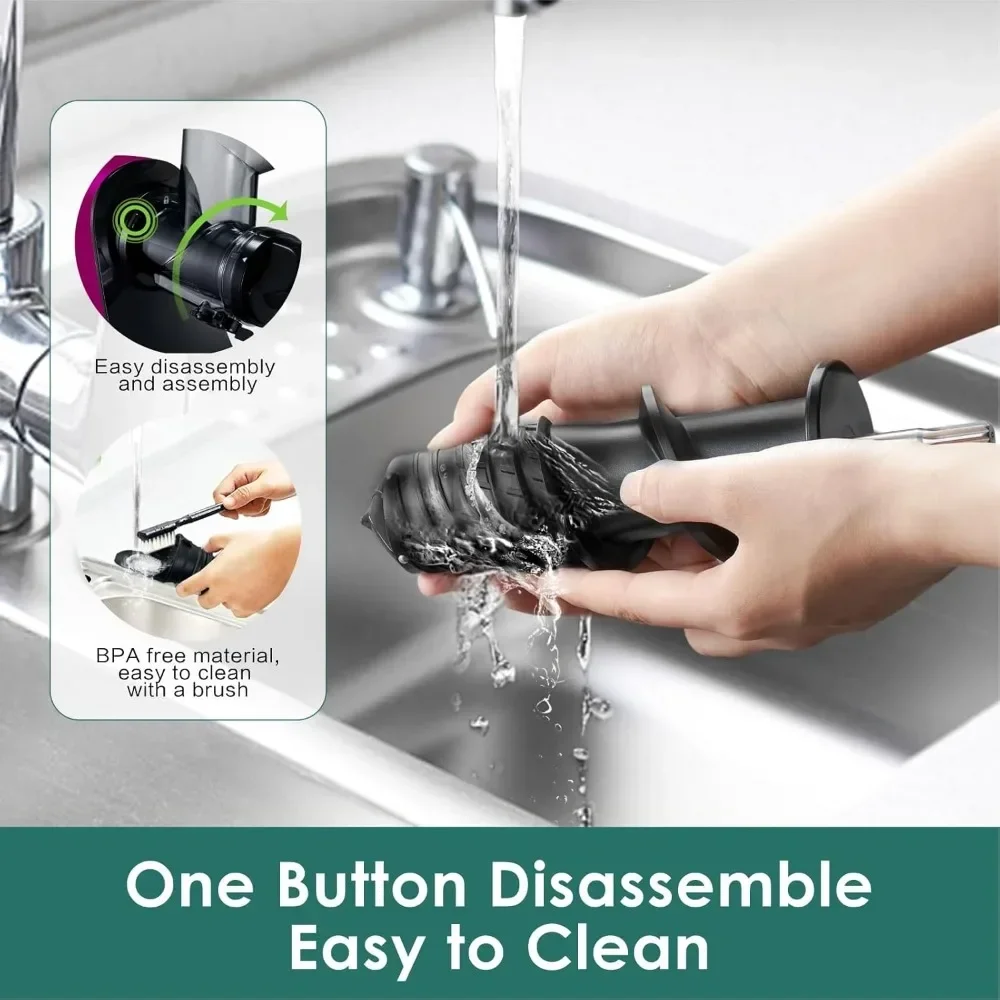 عصارة، عصارة الكرفس، عصارة مع تيار مستمر تمامًا