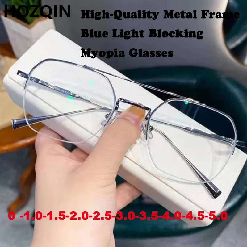 

New Men Blue Light Blocking Reading Glasses Myopia Prescription Eyeglasses Women Optical Lenses Computer Eyewear Unisex Goggles