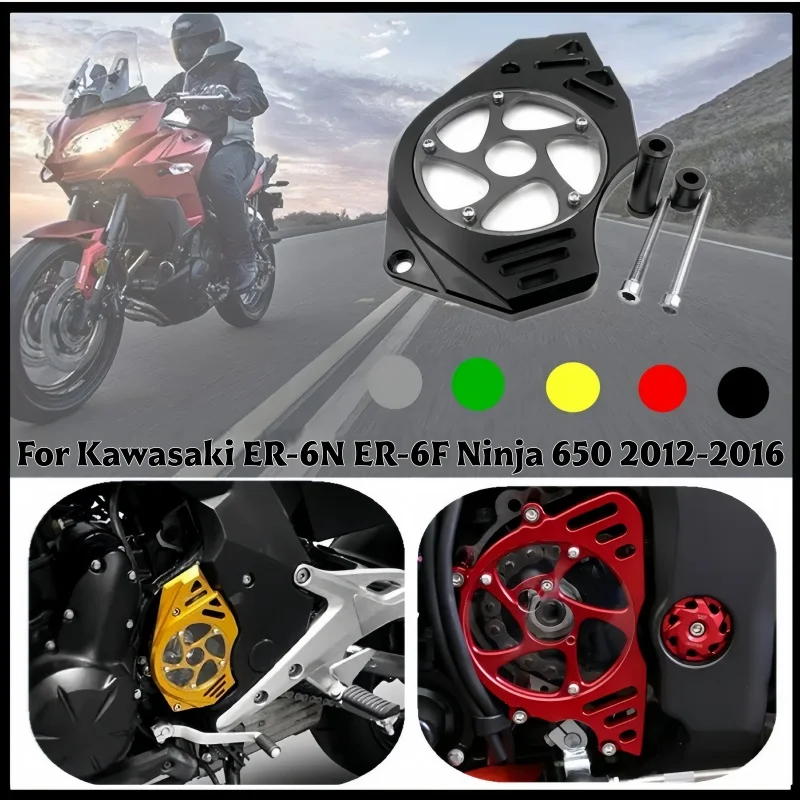 

Motorcycle Front Sprocket Chain Guard Gear Protection Cover For Kawasaki ER-6N ER-6F ER6N ER6F Ninja 650 ER-4F Versys 650 VN650