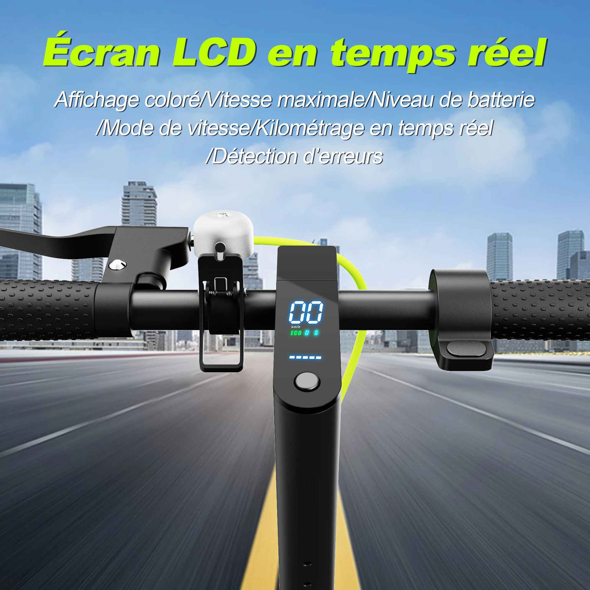 Todimart T3 Elektroroller 8,5 Zoll 36V 7,8Ah 24,99 Km/h für Erwachsene 30 Km Reichweite Wabenreifen Faltbar mit App T3 E-Scooter für Erwachsene – Detail 6